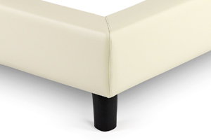 Smooth faux leather lining